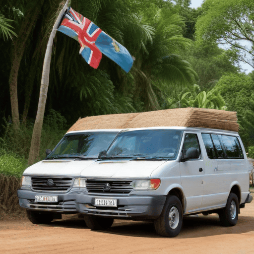Illustration of Vunitogoloa clan buys two mini-vans with land bank funds