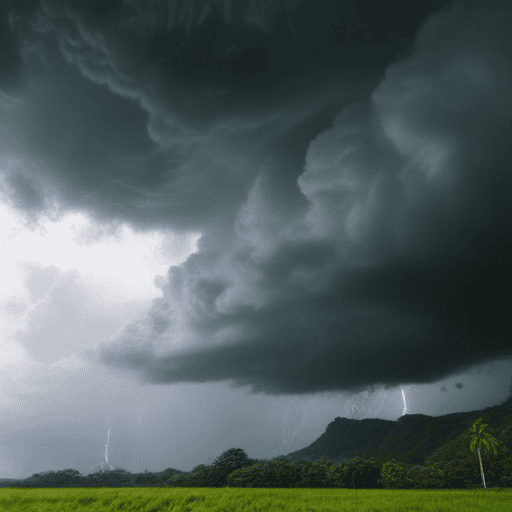 Illustration of Watch out for severe thunderstorms and heavy rain – Fiji Met