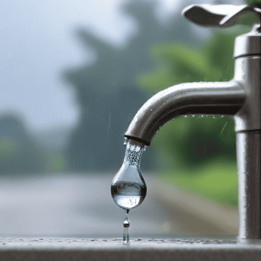 Illustration of Water supply disruptions expected due to heavy rain