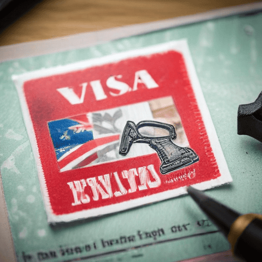 Illustration of Whippy declined travel visa