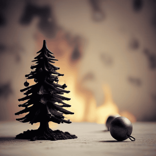 Illustration of Widow Loses Home, Belongings in Fire