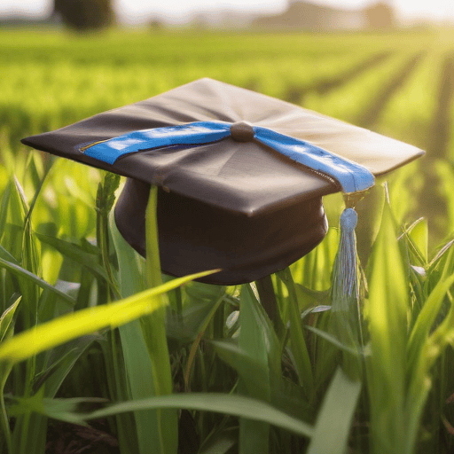 Illustration of Year 12 Dropout Becomes Organic Agriculture Graduate