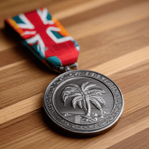 Illustration of Youth leader receives Vanuatu Independence Medal