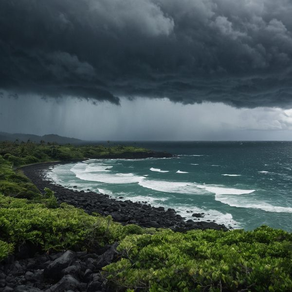 Illustrative image related to April 10, 2026: Trough Brings Widespread Showers and Thunderstorms Across Fiji, with Potential Heavy Falls in Northern Division, Lau and Lomaiviti; Seas Rough.