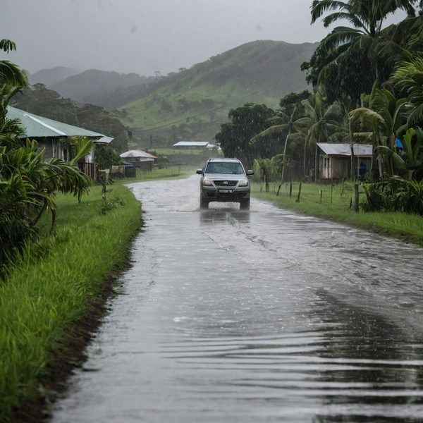 Illustrative image related to April 16, 2026: Fiji Braced for Heavy Showers, Thunderstorms and Localized Flood Risks Today and Tomorrow.
