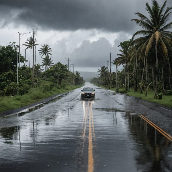 Illustrative image related to April 22, 2026: Fiji Under Heavy Rain Alert and Coastal Inundation Warning as Trough Brings Widespread Showers and Swells.