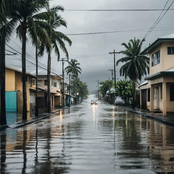 April 27, 2026: Fiji braced for trough west with cloudy skies, showers and isolated thunderstorms bringing heavy falls and flash flood risk to low-lying areas