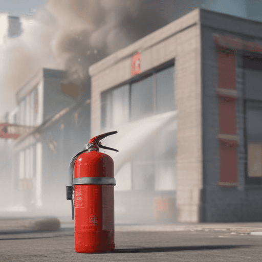 Building in Kalabu Tax Free Zone on fire