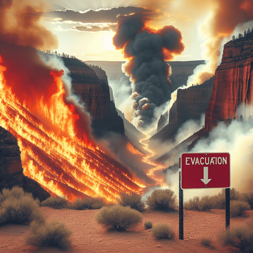 Canyon Fire Erupts: Thousands Evacuated as Blaze Surges Near LA