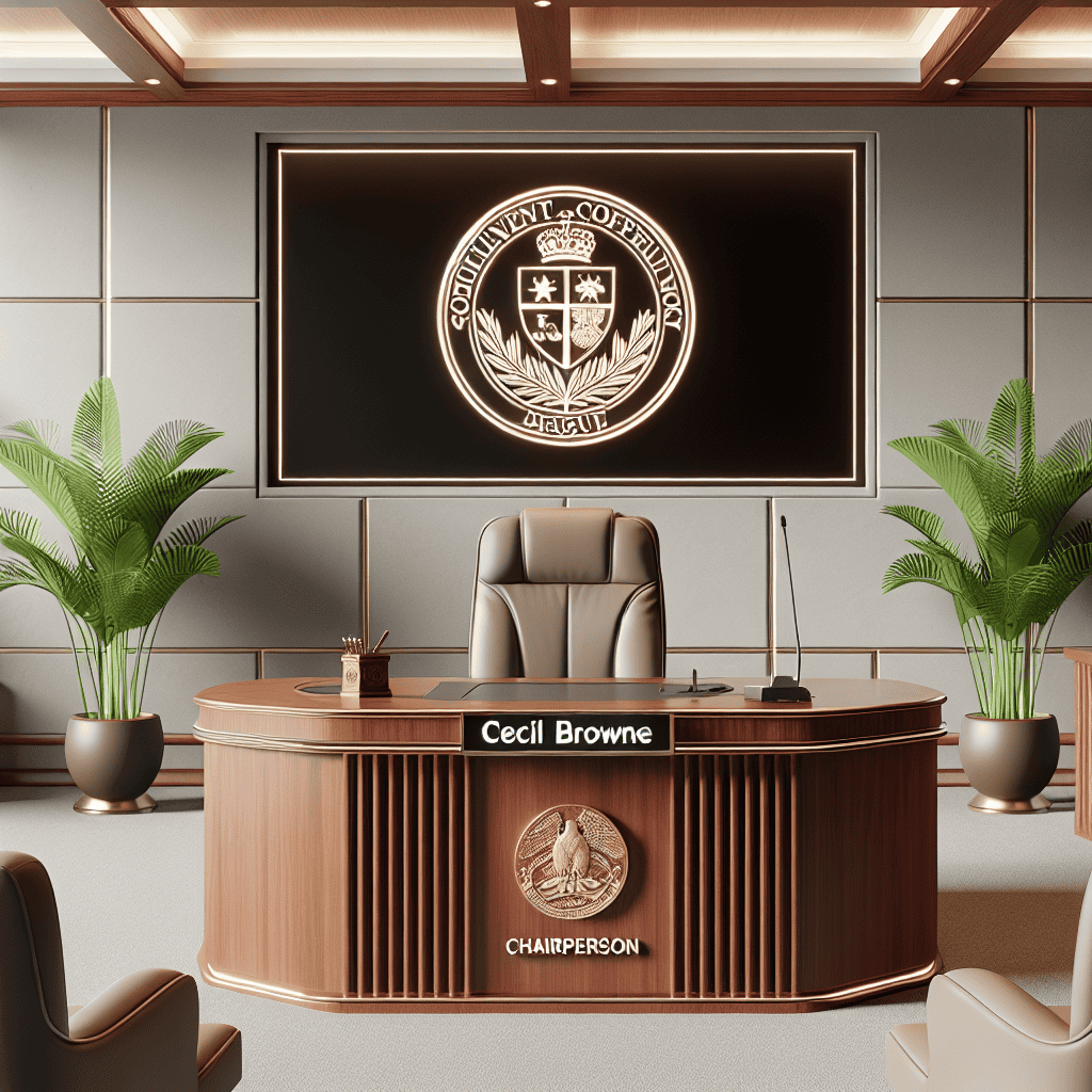 Illustration of Cecil Browne is new FCCC chairman