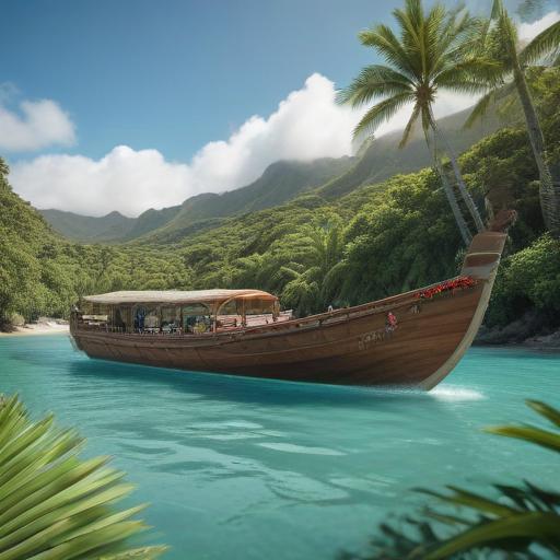 Cruise Ship Spectacle: MSC Magnifica Brings Thousands to Scenic Rarotonga!