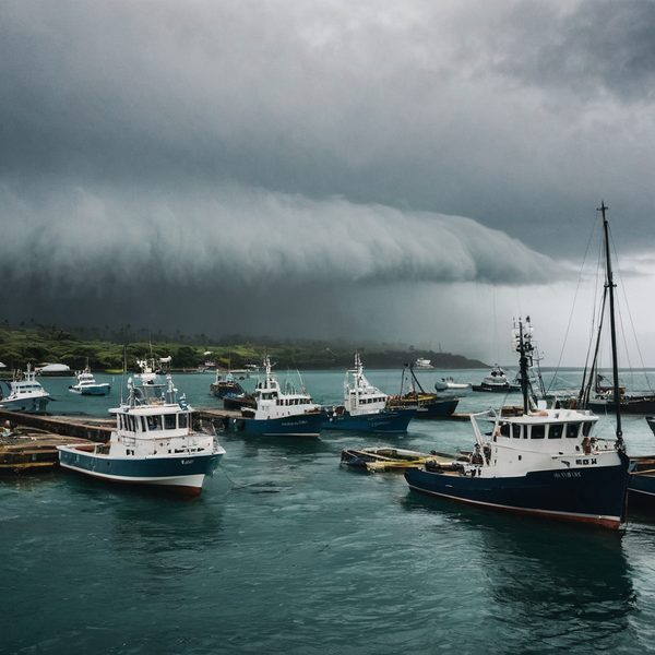 Illustrative image related to Cyclone disrupts maritime transport, postpones Coca‑Cola Maritime Zone athletics with revised schedule to protect island teams.