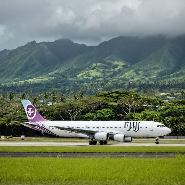 Illustrative image related to Fiji Airways temporarily trims Brisbane and Dallas–Fort Worth services amid rising fuel costs.