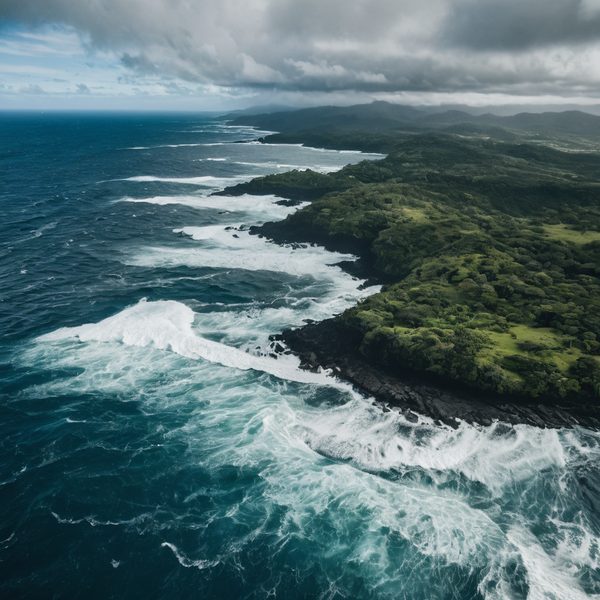 Illustrative image related to Fiji cyclone Vaianu: Rough seas halt outer-island damage surveys as relief work waits for safe deployment.