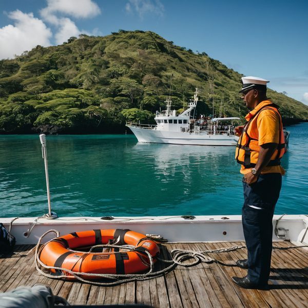 Illustrative image related to Fiji's Maritime Agencies Coordinate Safe Transport of Dignitaries to Bau Island for Nailatikau State Funeral.