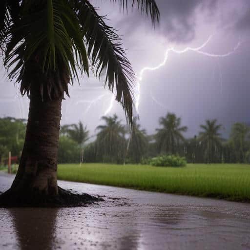 Fiji Heavy Rain Alert: Flash Flood Risk and Thunderstorms Through Wednesday