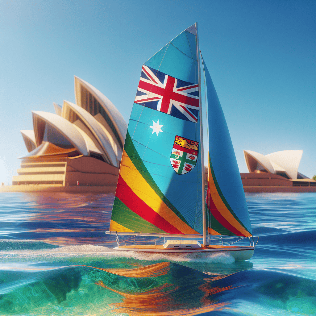Illustration of Fiji’s young sailors make international debut in Australia