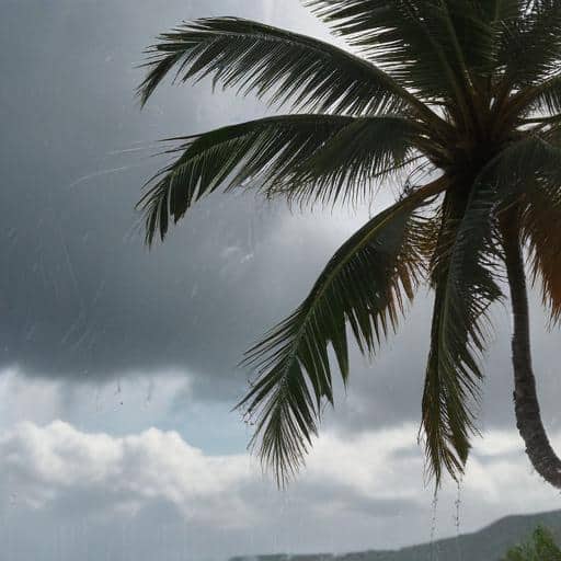 Fiji Weather Forecast: Fine Conditions with Isolated Showers and Strong Winds for June 1, 2025