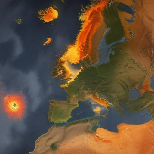 Heatwave Fuels Cross-Border Wildfires Across Europe