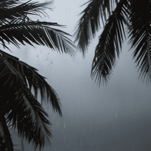 Illustration of Heavy rain and thunderstorms to affect Fiji Group