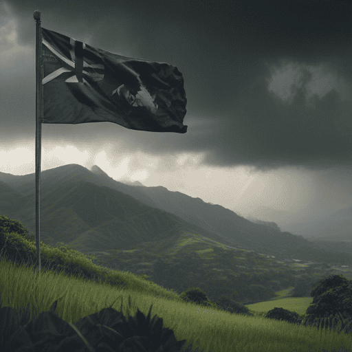 Illustration of Heavy rain and thunderstorms to affect Fiji Group