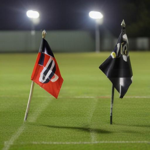 Historic AFL milestone: Women boundary umpires officiate men's game