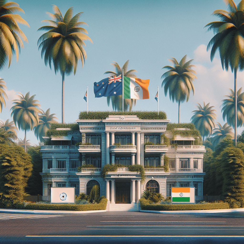 Illustration of India’s new High Commissioner arrives to take office