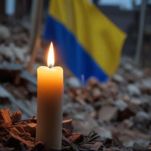 Kyiv Mourns as Russia Strikes: A Call for Peace Amidst Destruction