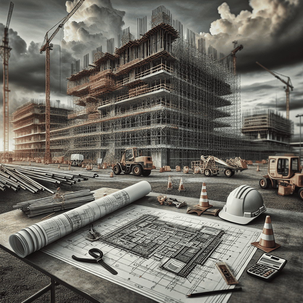 Illustration of Minister reviews progress of Keyasi New Town Development site