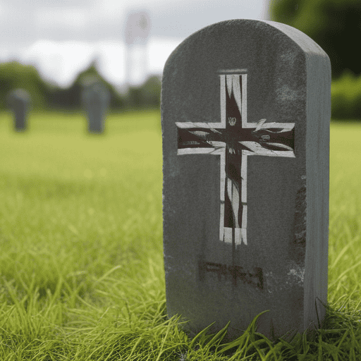 Illustration of New guideline on size of tombstones due to limited space at public cemeteries