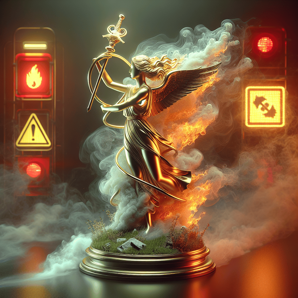 Illustration of Oscars voting delayed due to wildfires