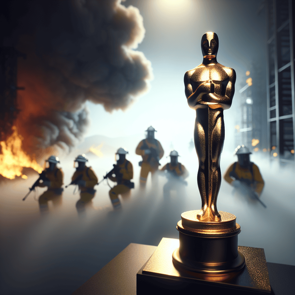 Illustration of Oscars voting delayed due to wildfires