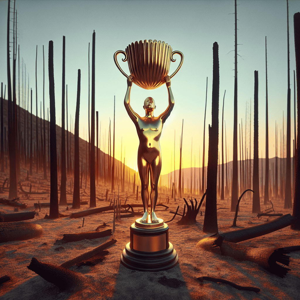 Illustration of Oscars voting delayed due to wildfires