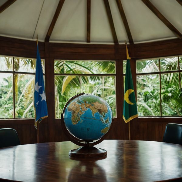 Illustrative image related to Palau's Sovereignty Under Strain as US Military Buildup Intensifies and Whipps Begins Historic New Zealand State Visit.