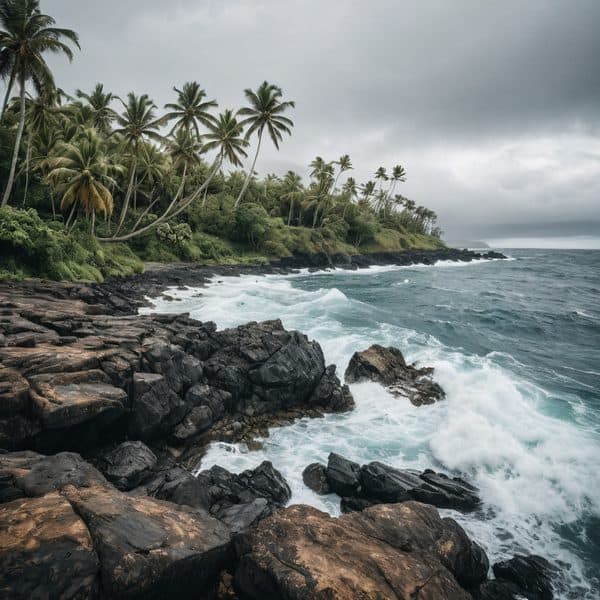 Persistent trough brings strong winds and heavy rain to Fiji through tomorrow