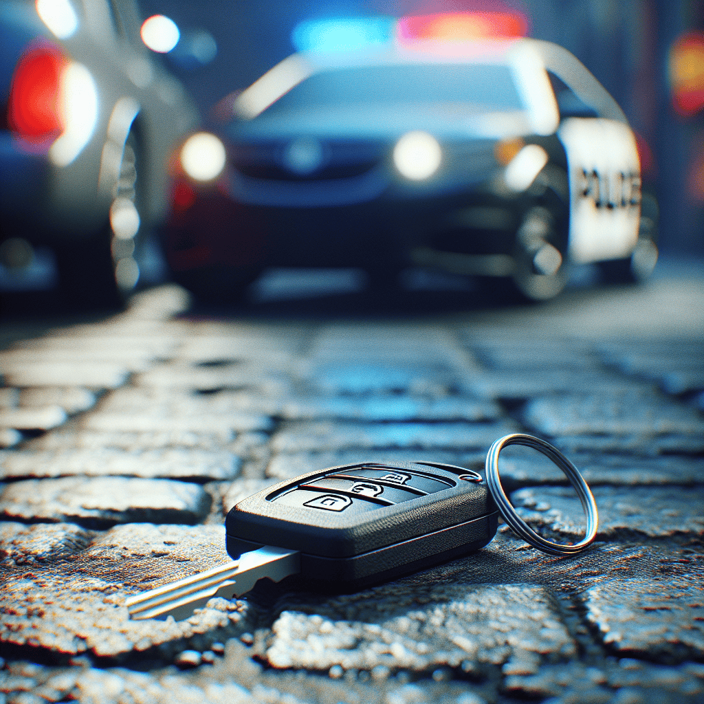 Illustration of Police issue warning on vehicle thefts