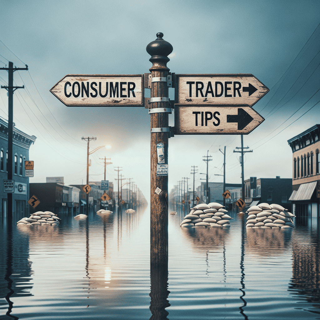 Illustration of Post-flooding challenges for consumers