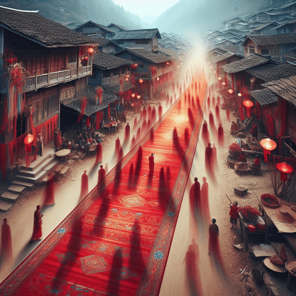 Illustration of Ra village accords Ratu Niudamu special welcome