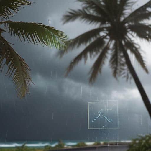 Strong Wind Warning and Rain Forecast for Fiji - July 2025 Weather Update