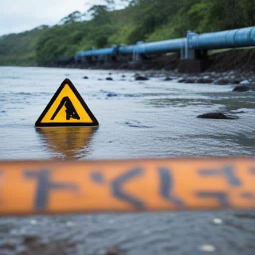 Toxic Spill Sparks Outrage: River Discharges Halted Amid Investigation