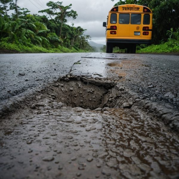 Unsafe Vunikaloa Road Forces Students to Skip Class on Rainy Days, Residents Demand Urgent Repairs
